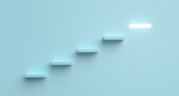 The,Ladder,Of,Success,That,Sparkles.,3d,Render